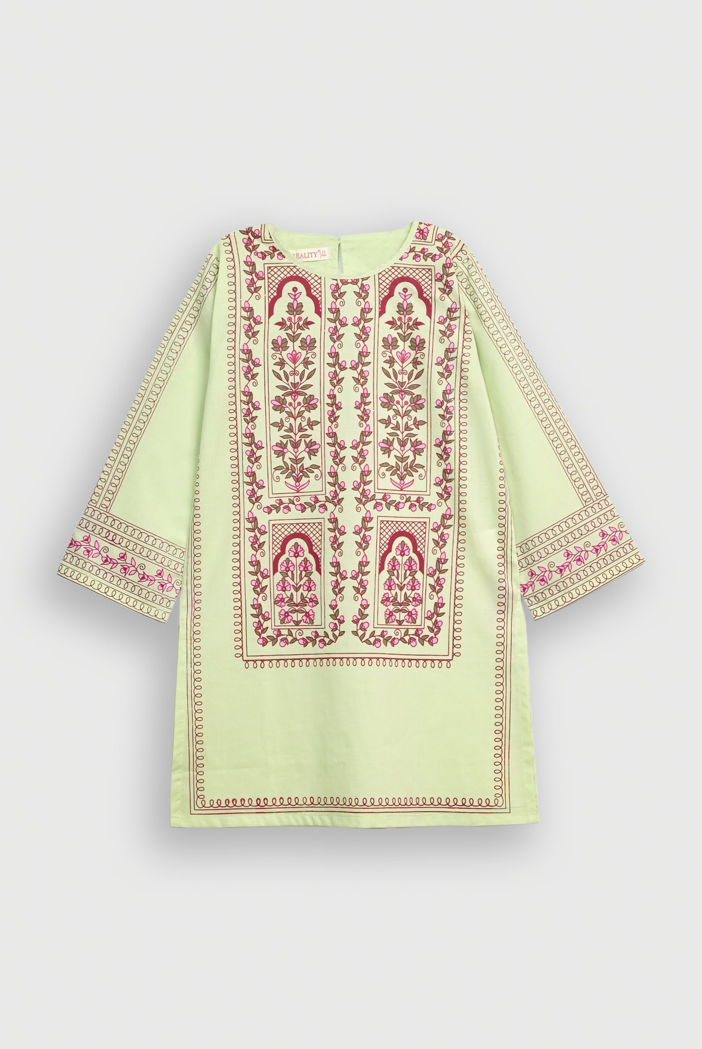 PARROT BLOCK PRINTED SUIT Reality