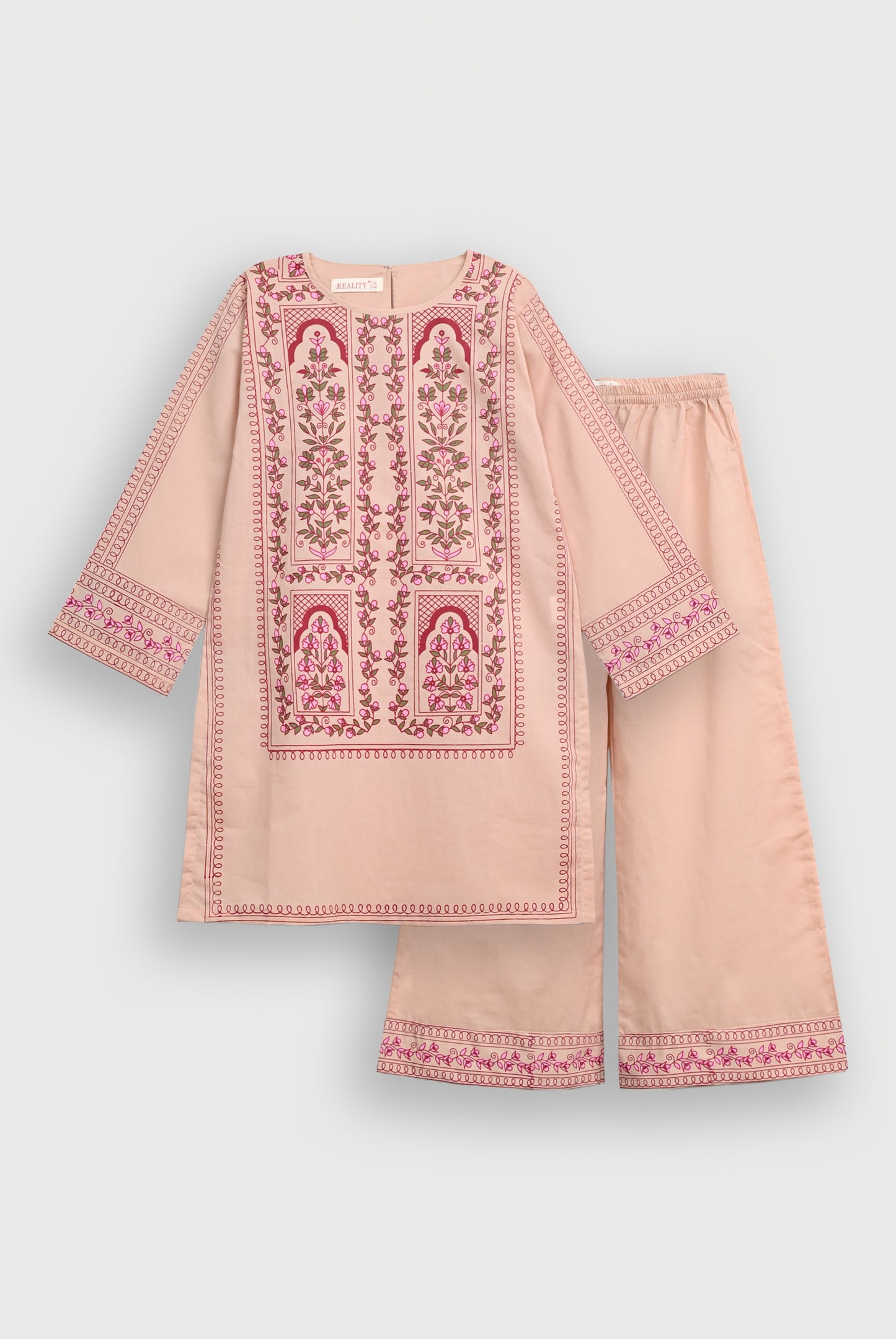 SKIN BLOCK PRINTED SUIT Reality