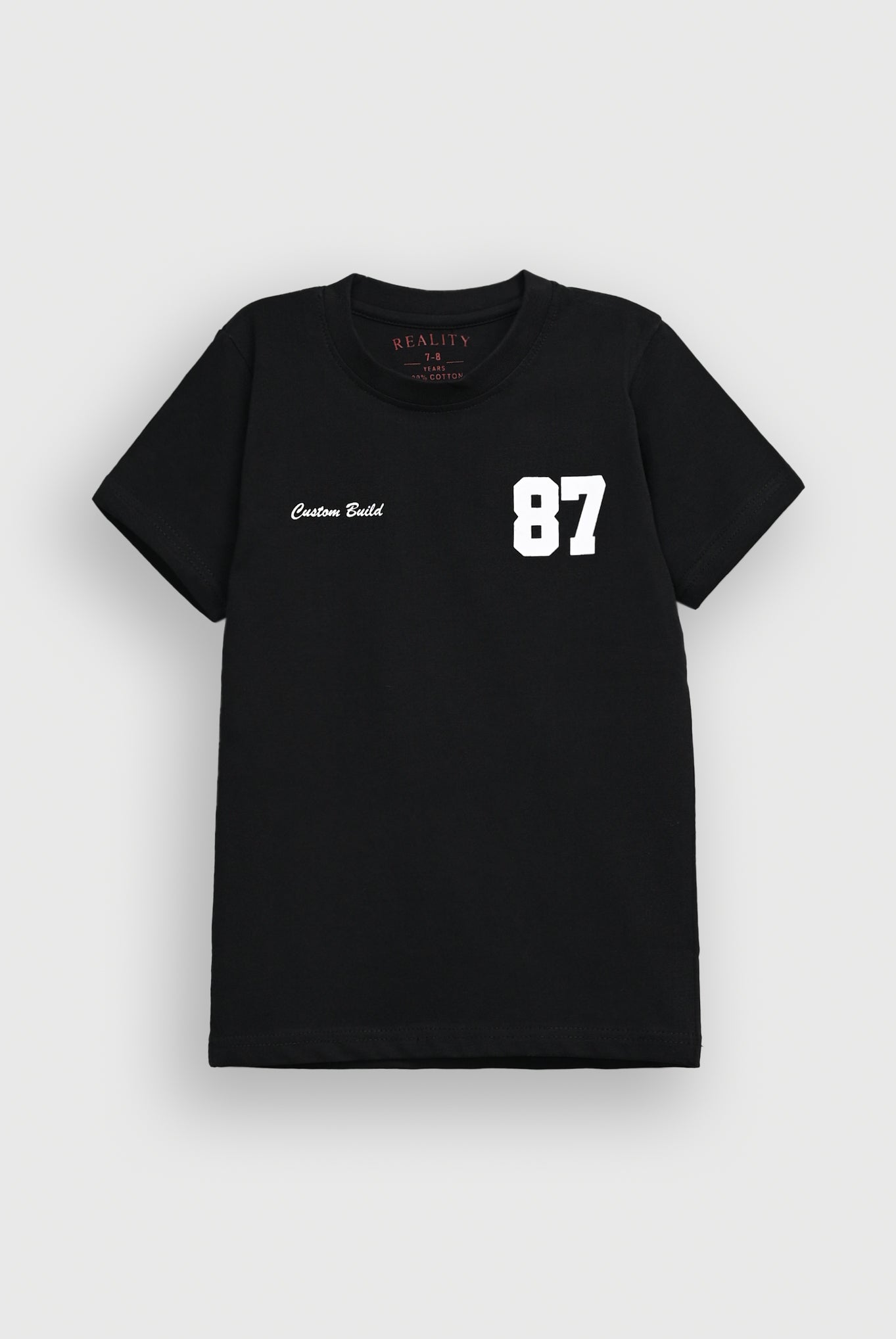 Boys BLACK T-SHIRT Reality