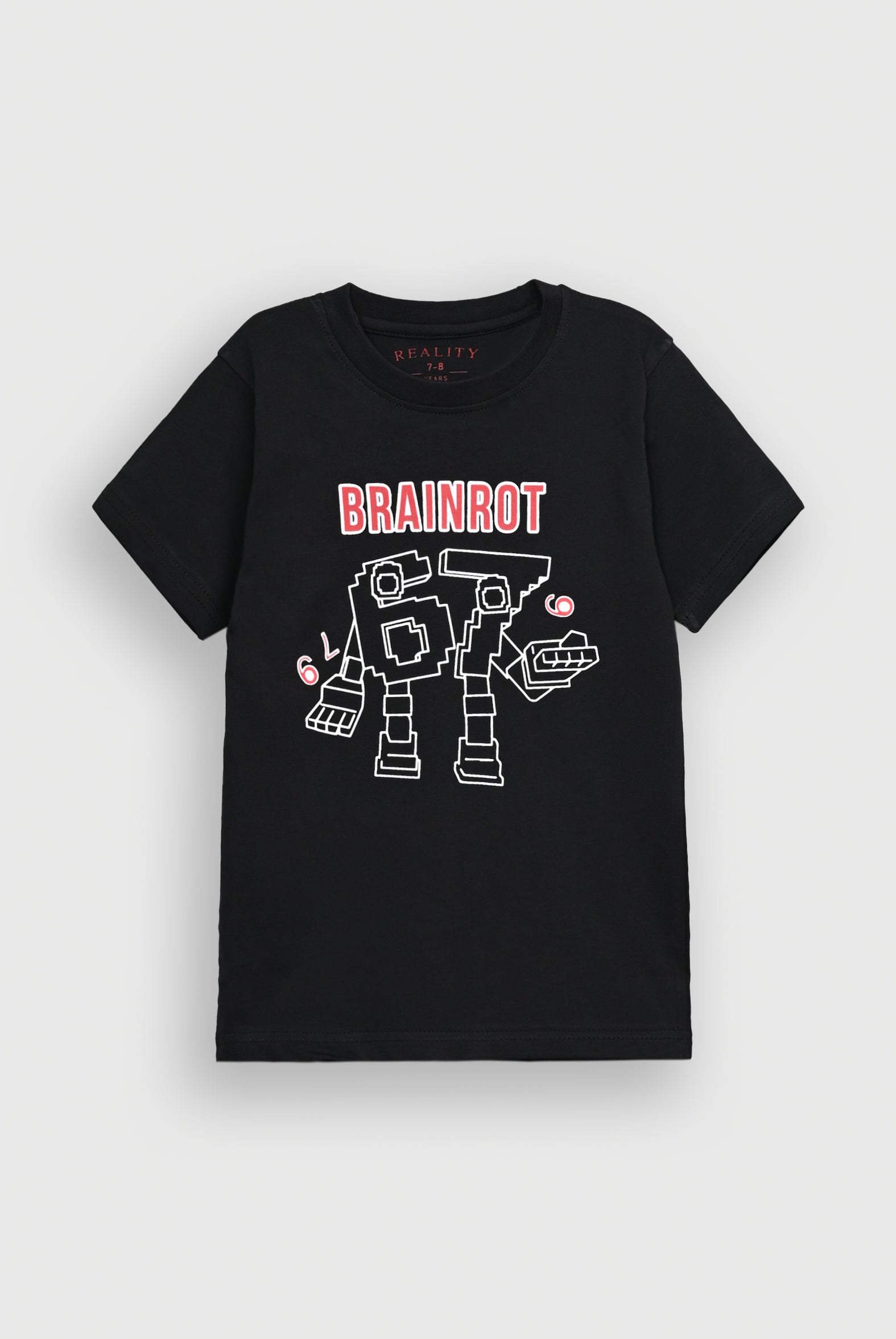Boys BLACK T-SHIRT Reality