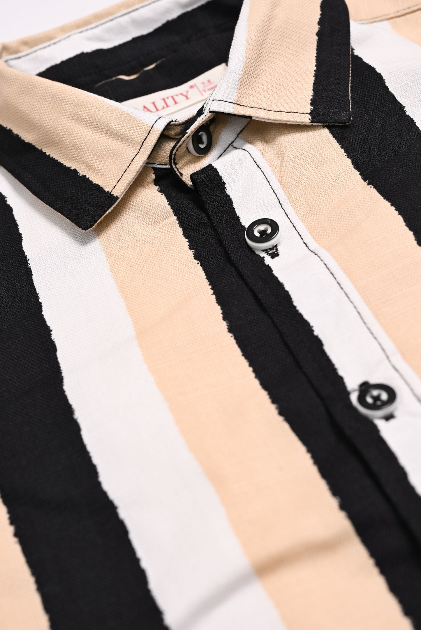 LIGHT CREAM CASUAL SHIRT Reality