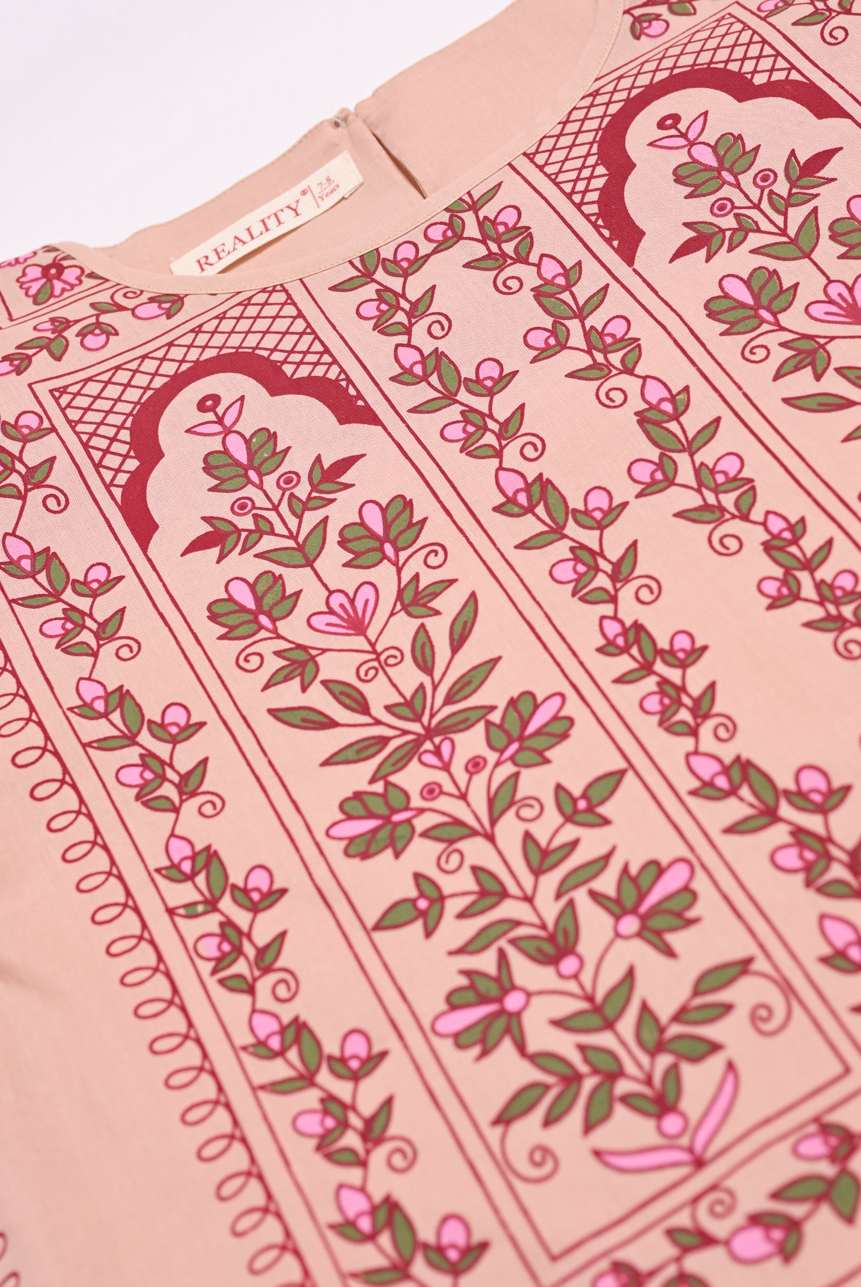 SKIN BLOCK PRINTED SUIT Reality