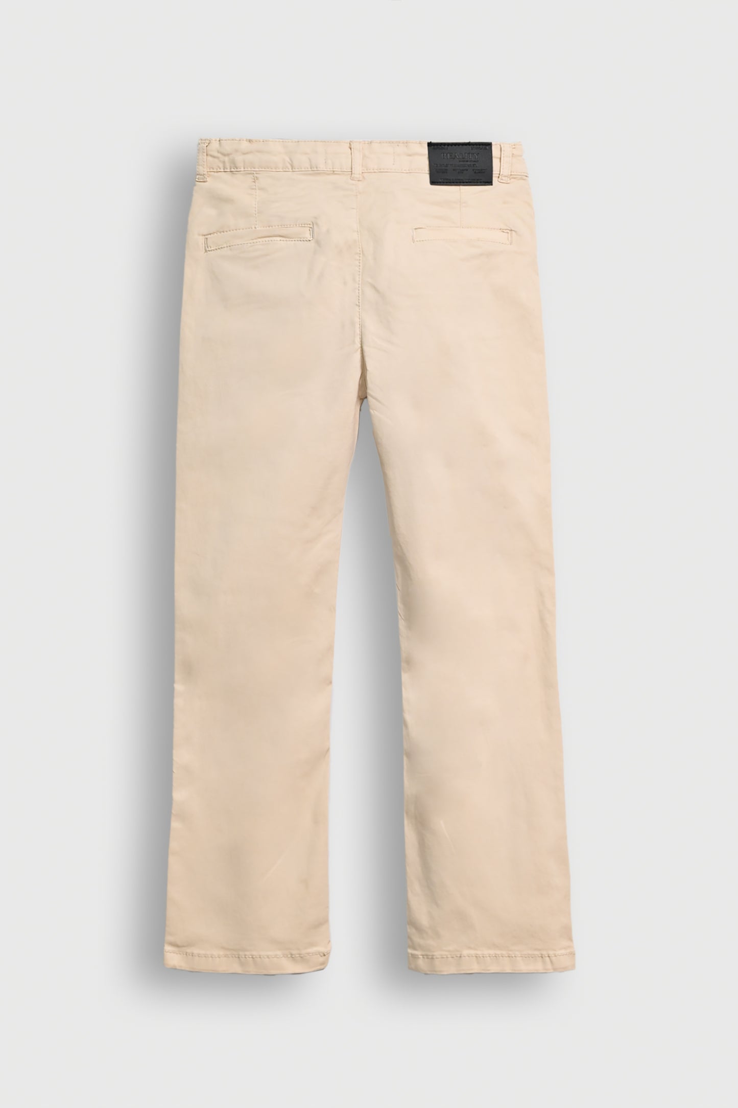 BOYS BROWN REGULAR FIT CHINOS PANT Reality