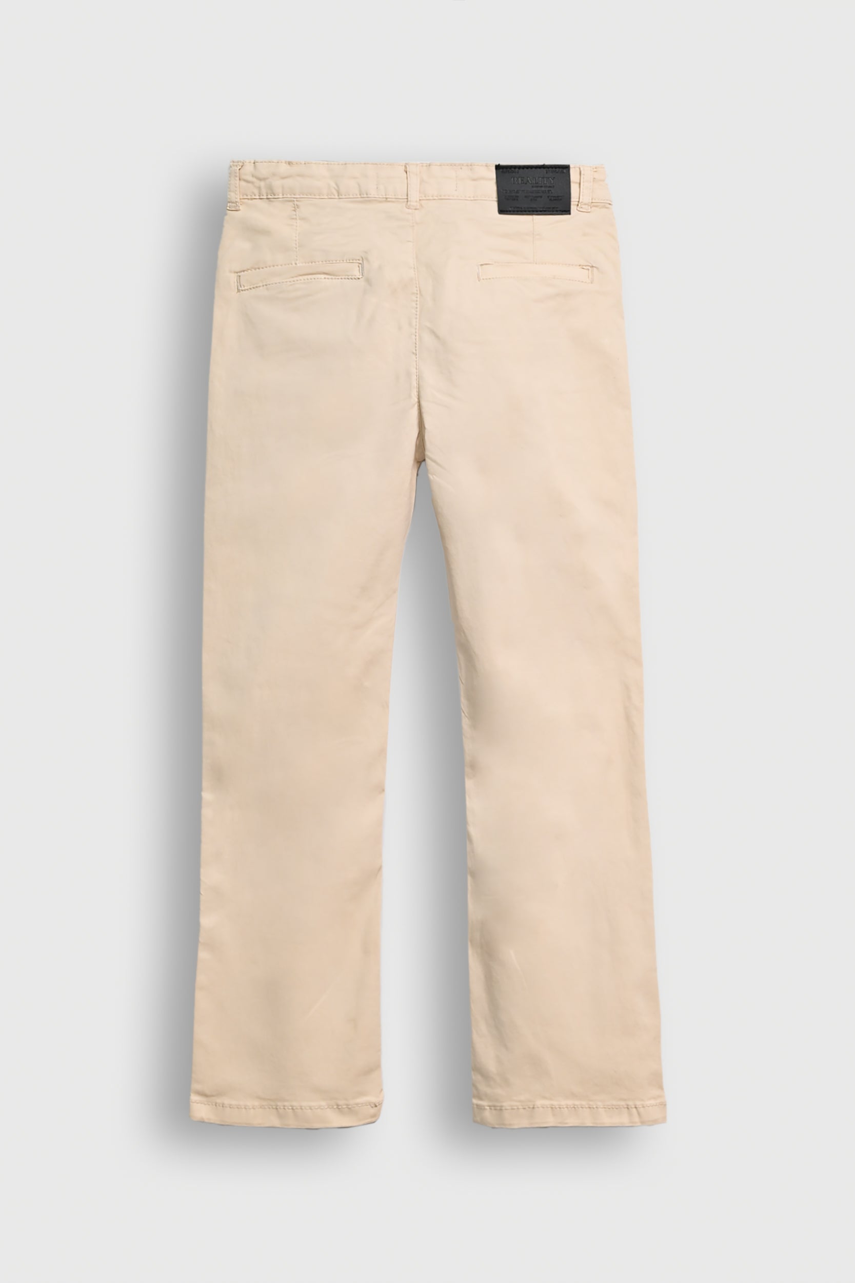 BOYS BROWN REGULAR FIT CHINOS PANT Reality