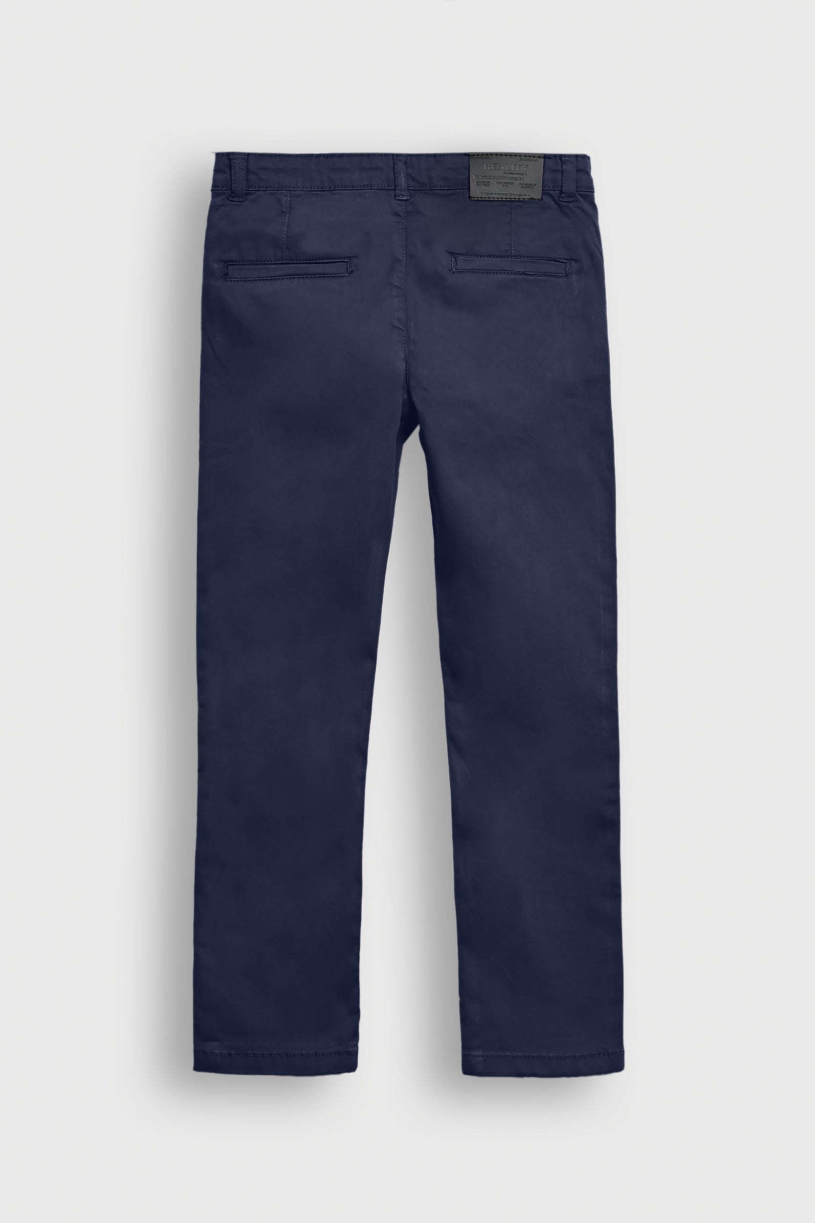 BOYS NAVY REGULAR FIT CHINOS PANT Reality