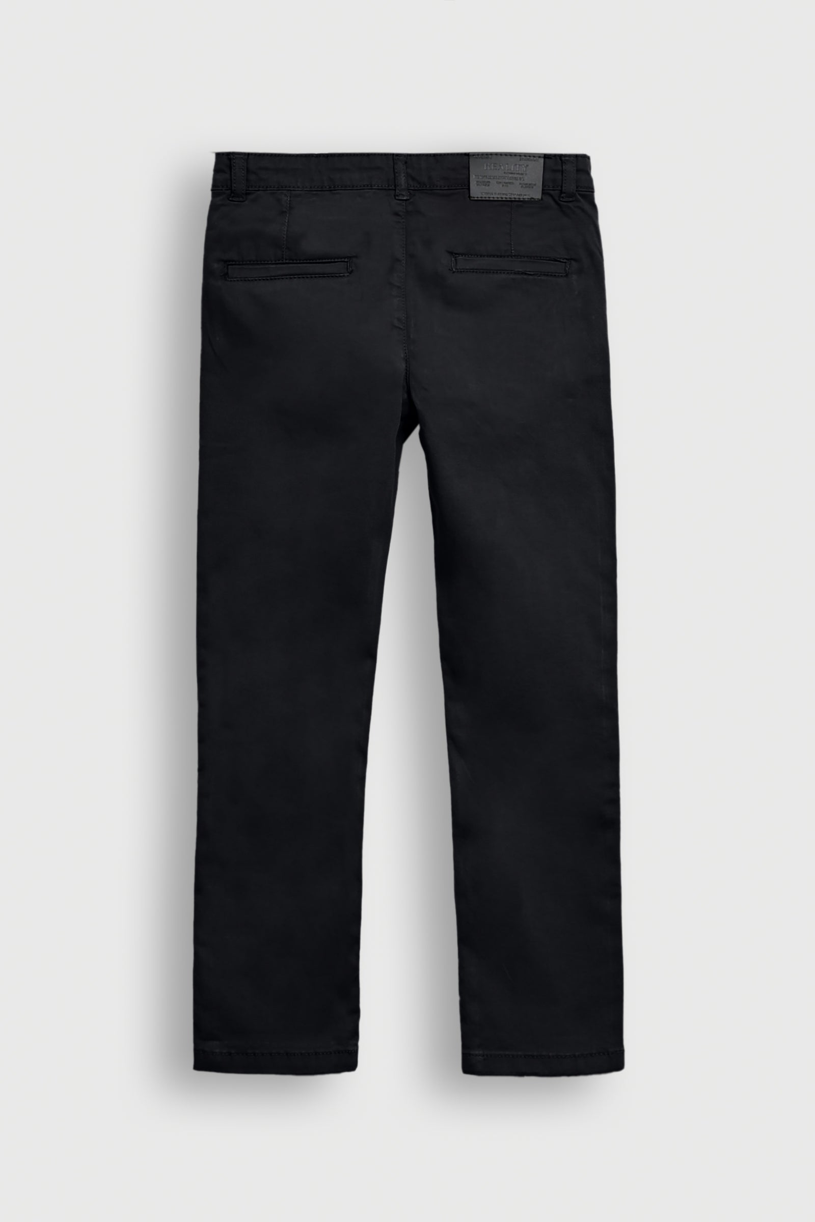BOYS BLACK REGULAR FIT CHINOS PANT Reality