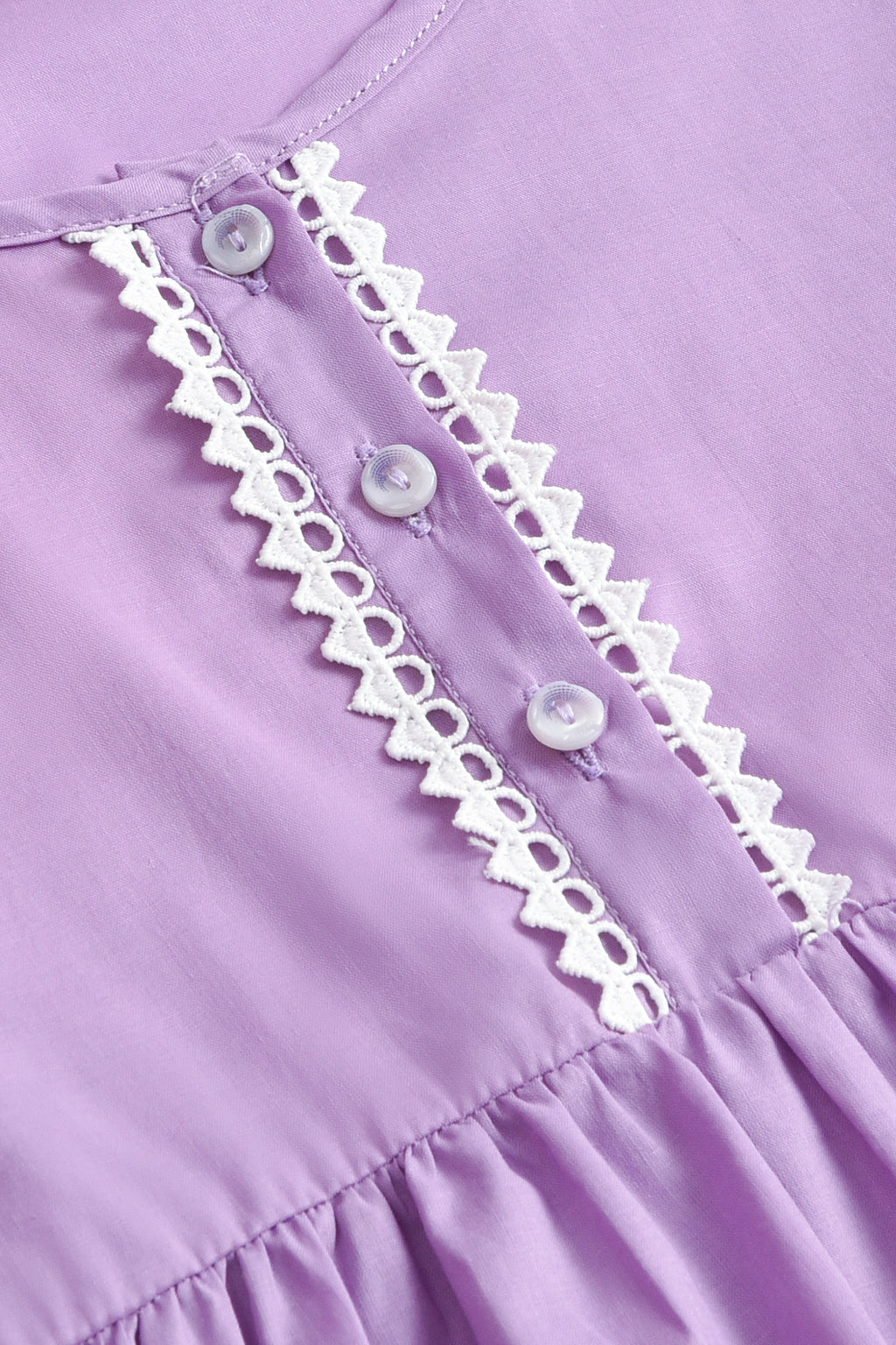 Purple Petal Lace Top Reality