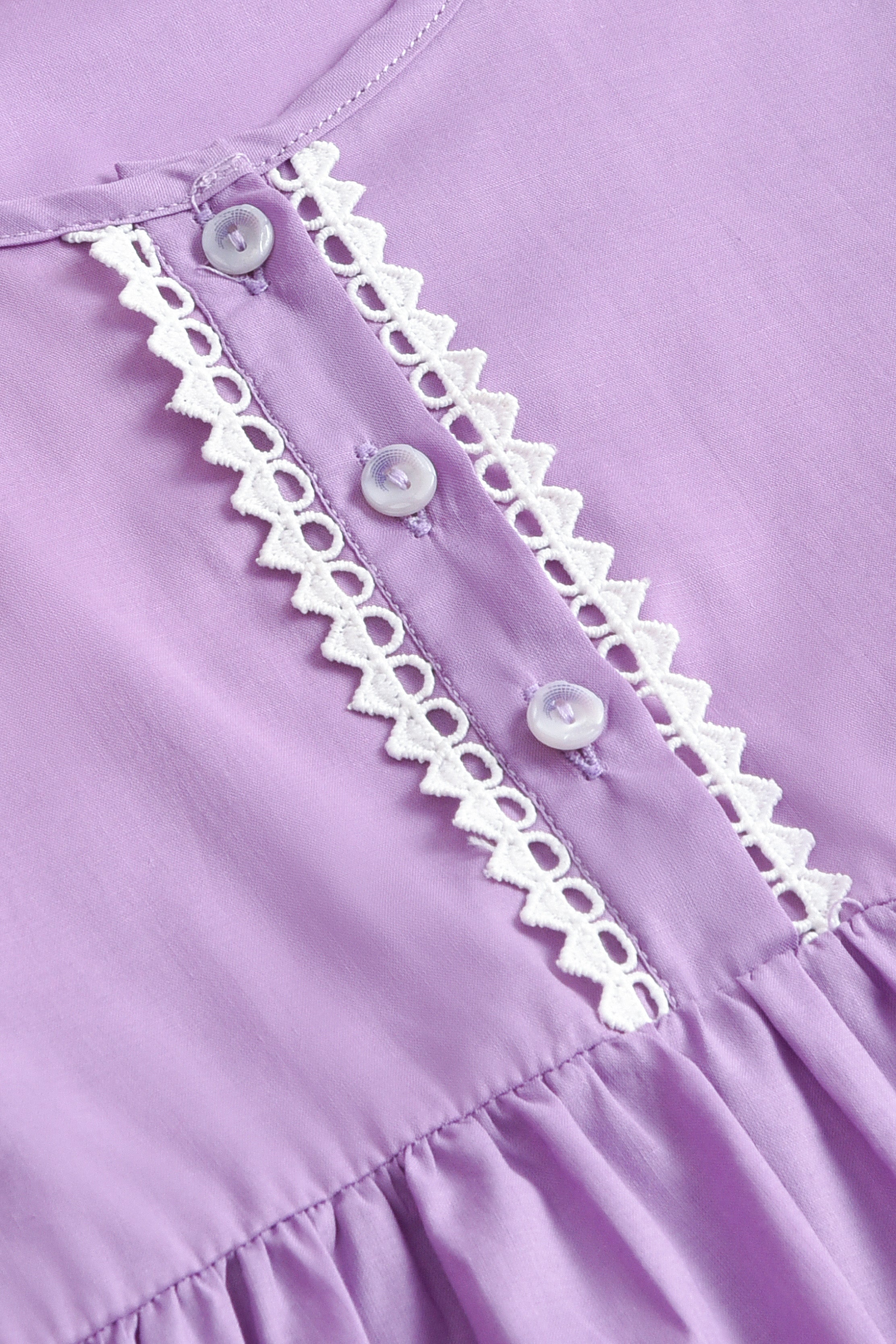 Purple Petal Lace Top Reality