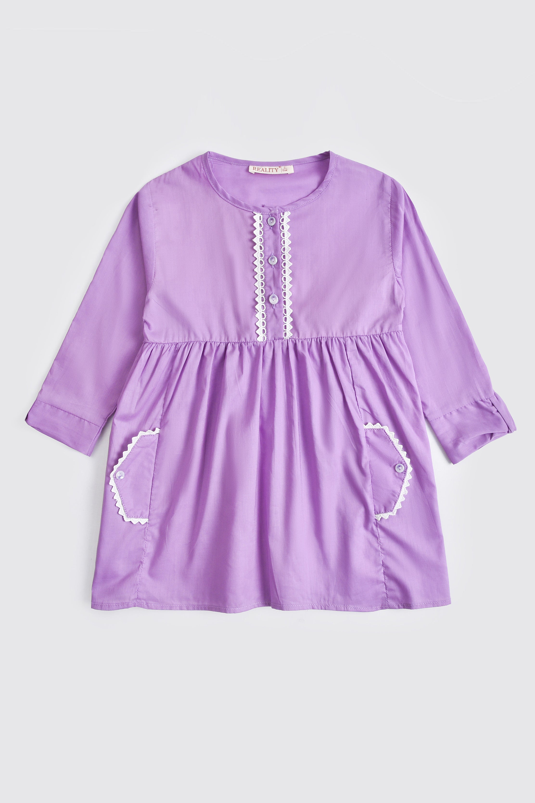 Purple Petal Lace Top Reality