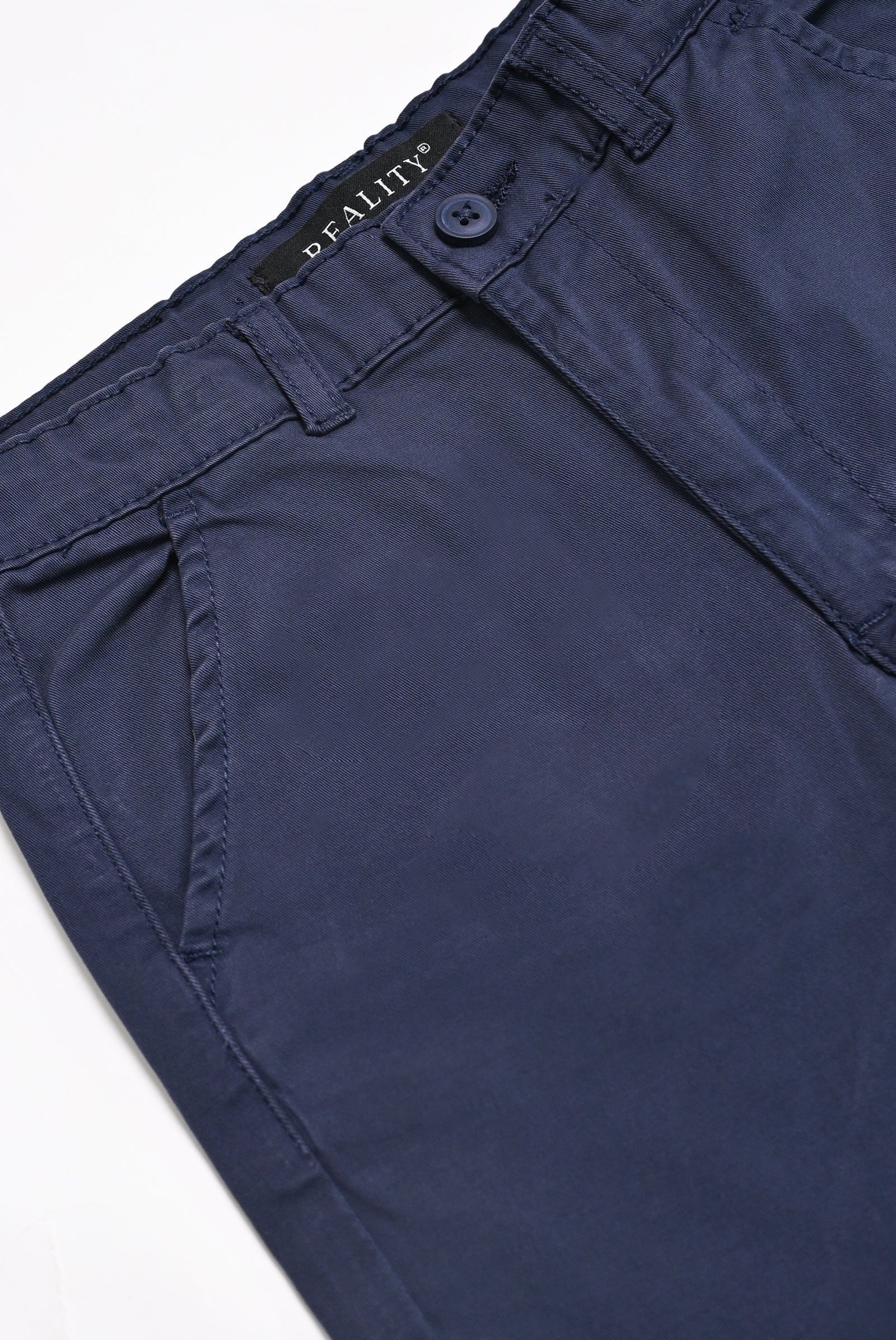 BOYS NAVY REGULAR FIT CHINOS PANT Reality