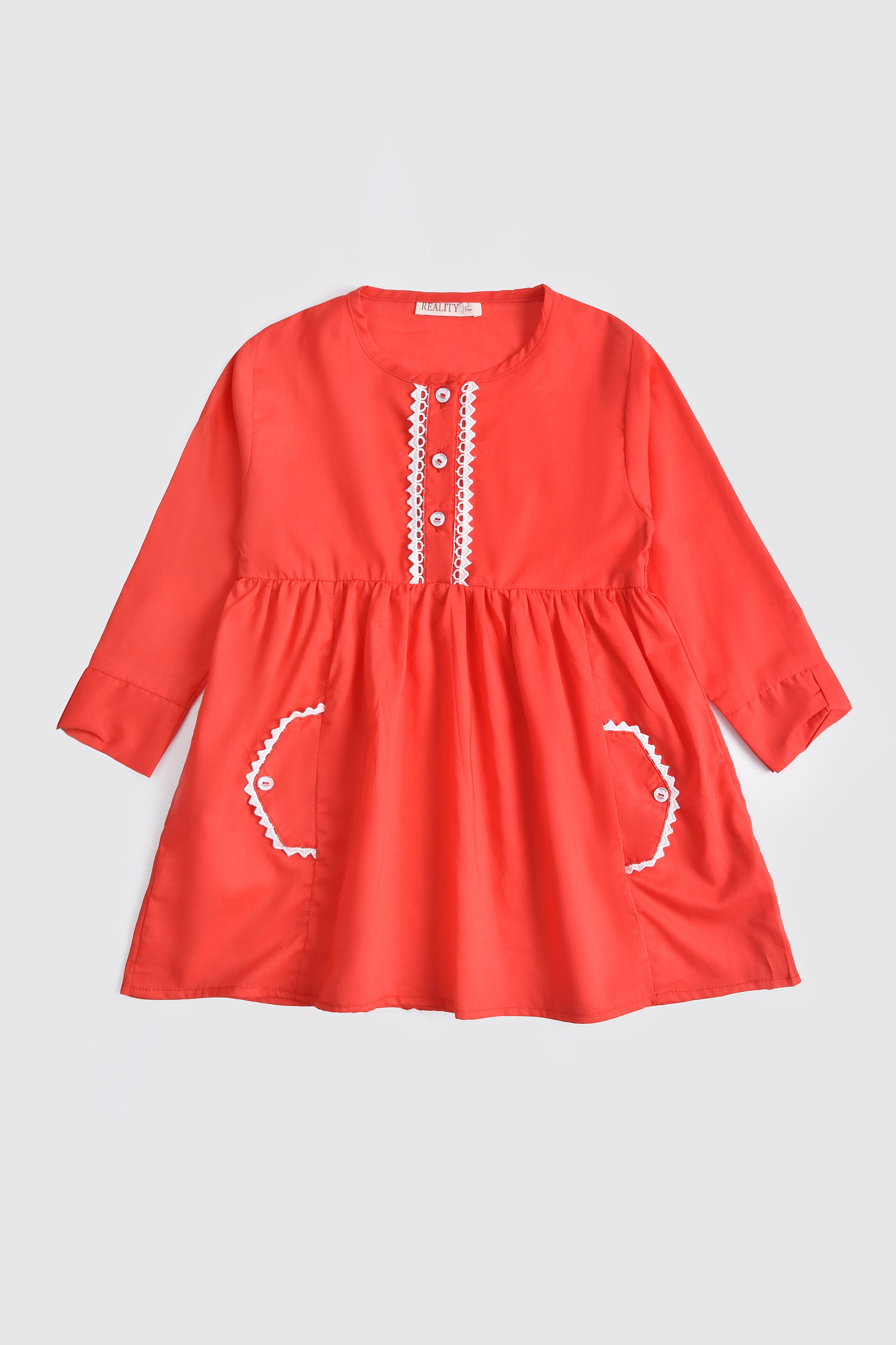 Coral Charm Blouse Top Reality