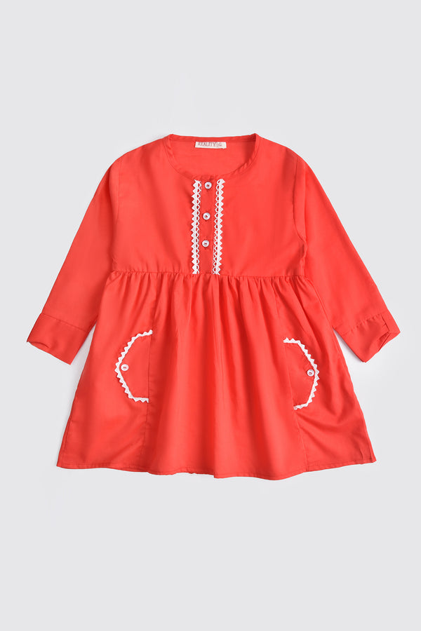 Coral Charm Blouse Top