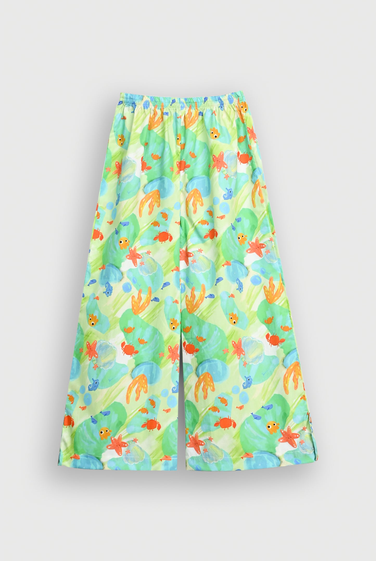 SCAR LET SCRIPT LIGHT GREEN CO-ORD SET