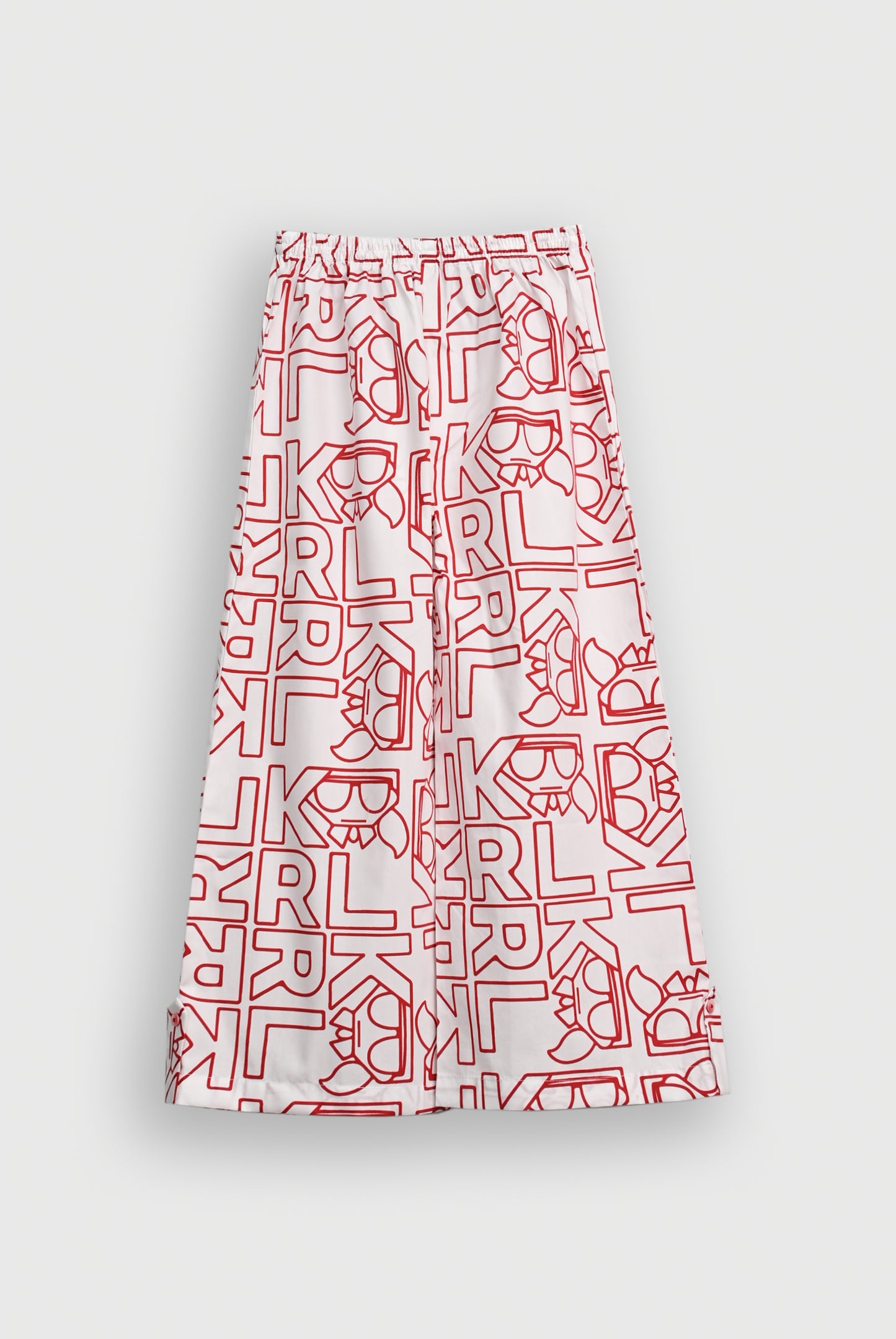 SCAR LET SCRIPT RED CO-ORD SET