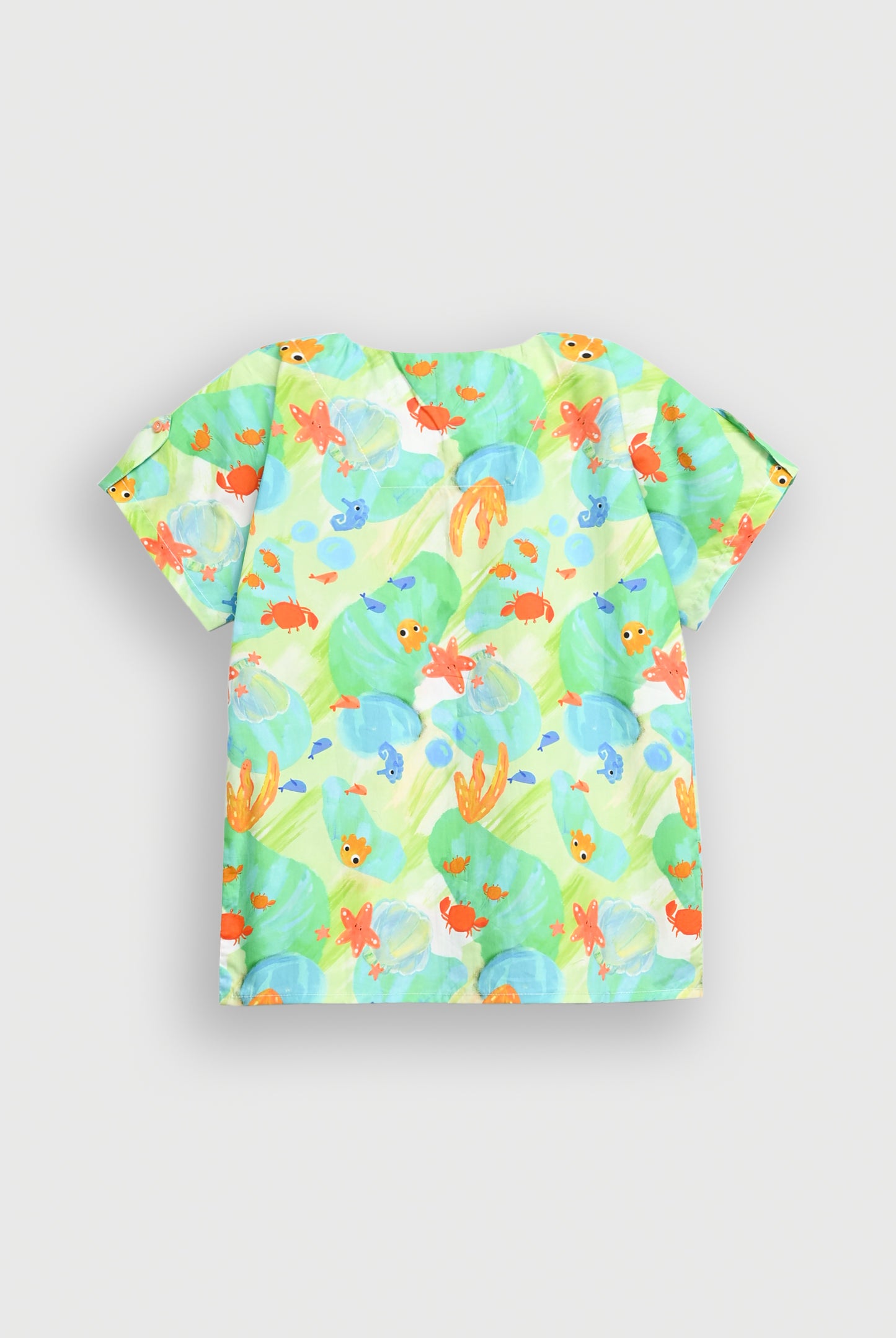 SCAR LET SCRIPT LIGHT GREEN CO-ORD SET