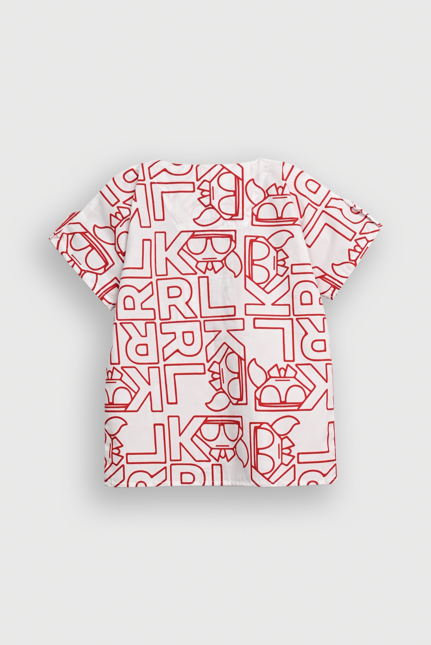 SCAR LET SCRIPT RED CO-ORD SET