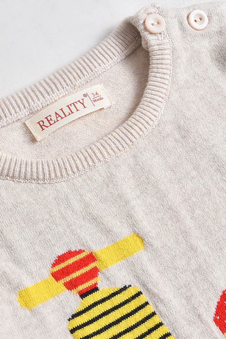 Cotton O-Neck Sweater Reality