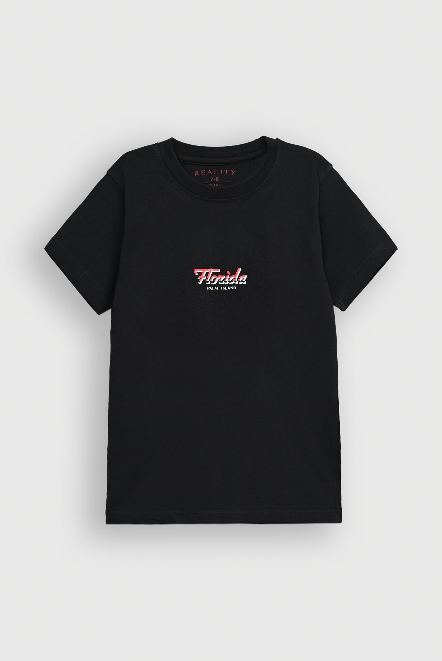 Boys BLACK T-SHIRT Reality
