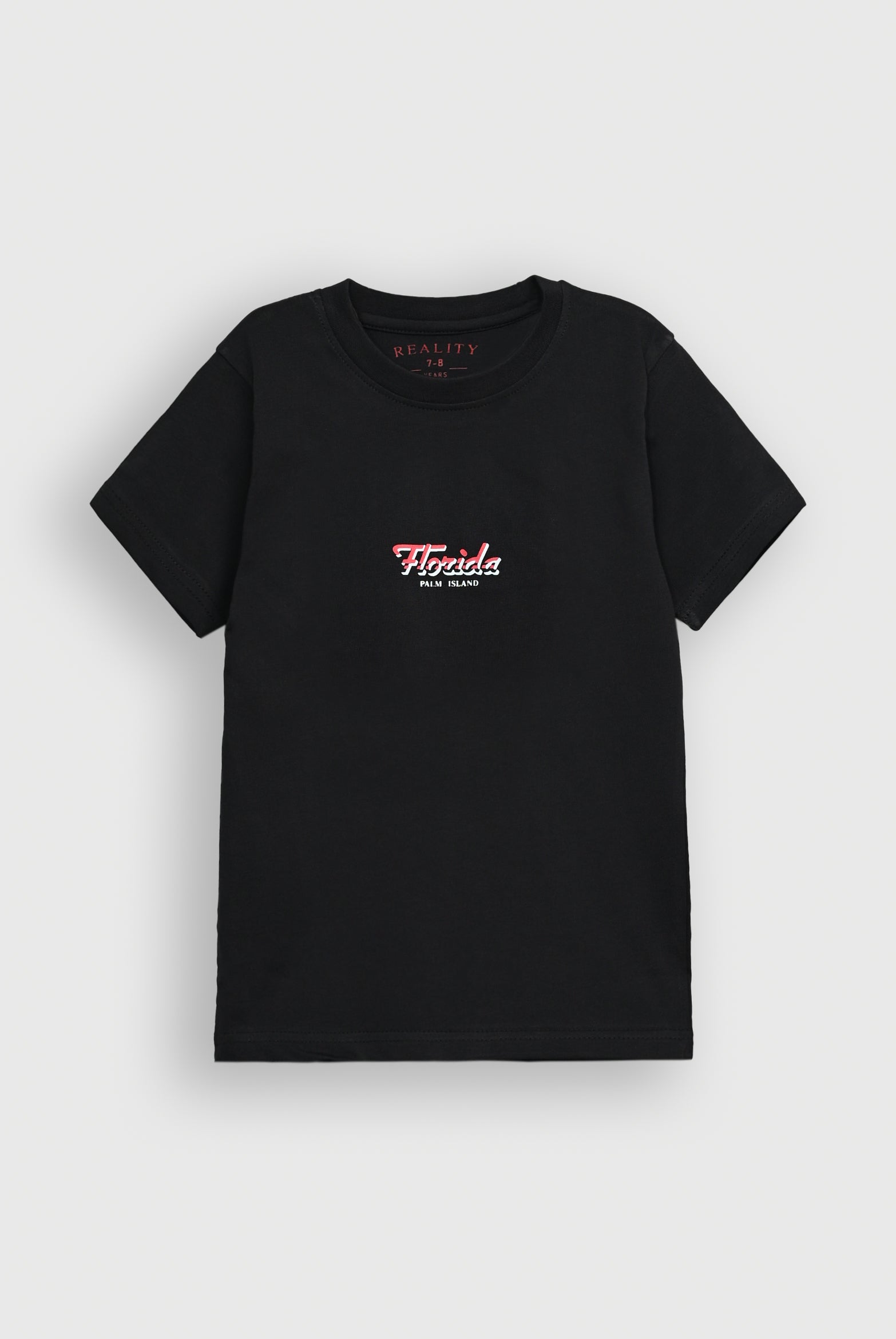 Boys BLACK T-SHIRT Reality