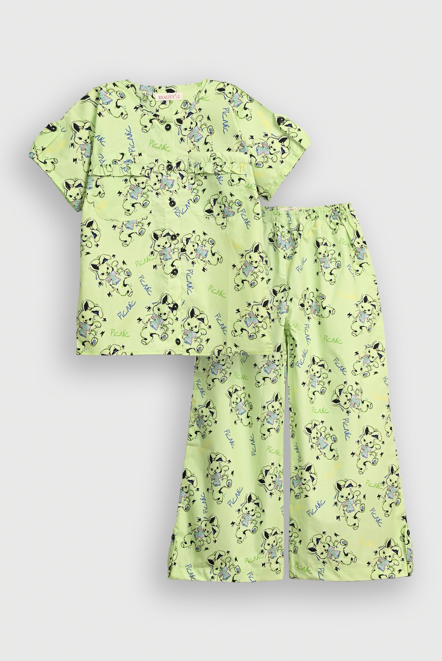 SCAR LET SCRIPT PARROT CO-ORD SET Reality
