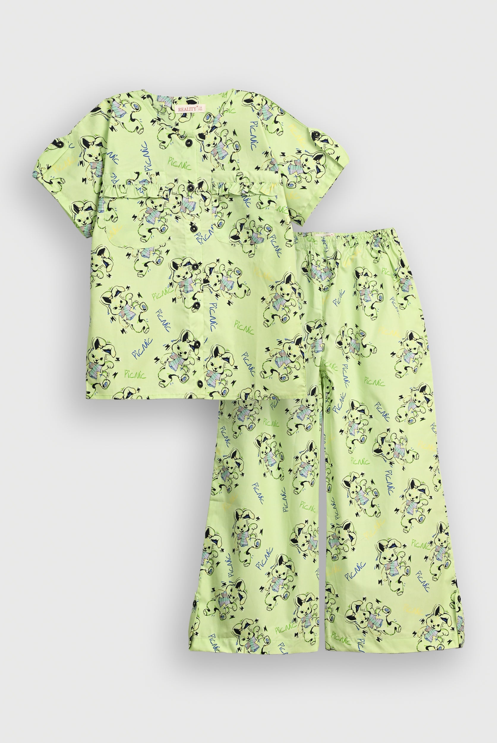SCAR LET SCRIPT PARROT CO-ORD SET Reality