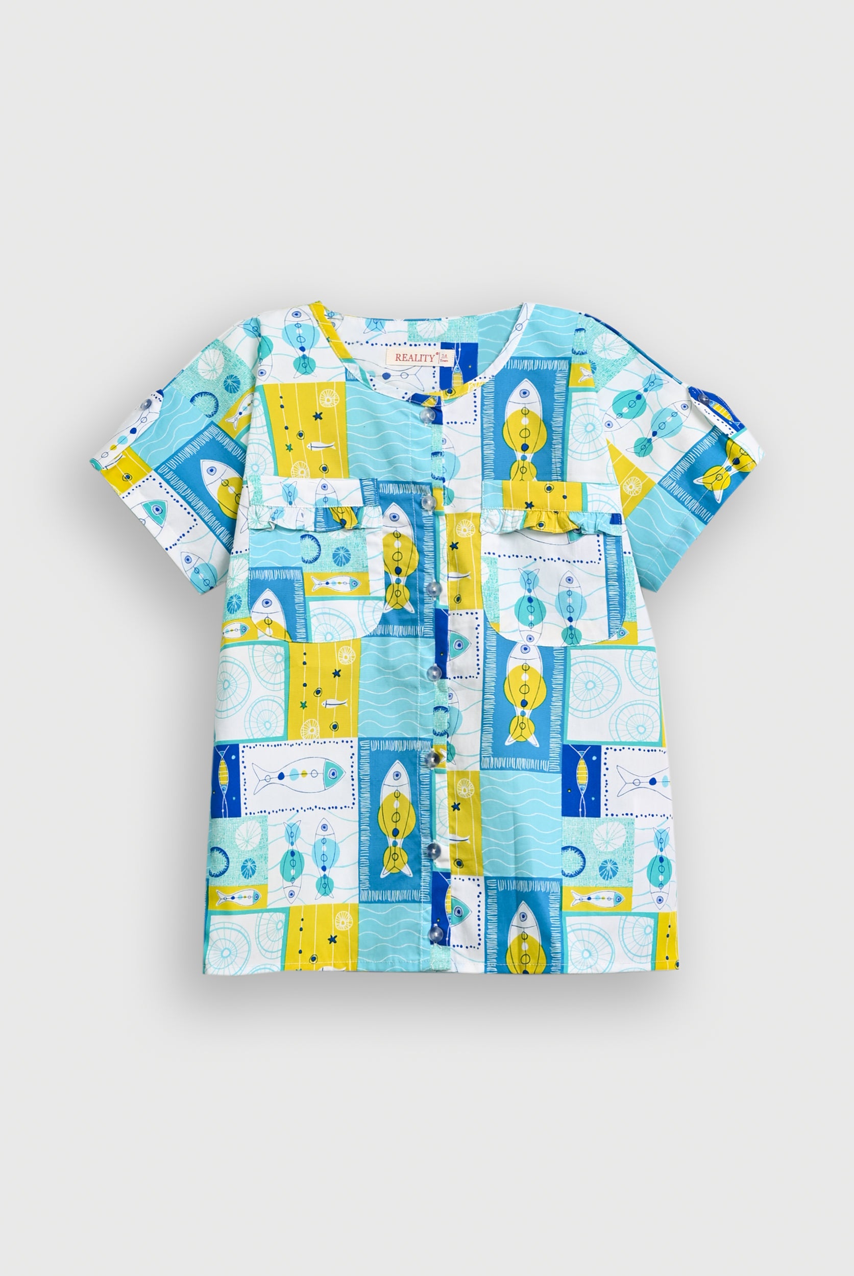 SCAR LET SCRIPT BLUE CO-ORD SET Reality