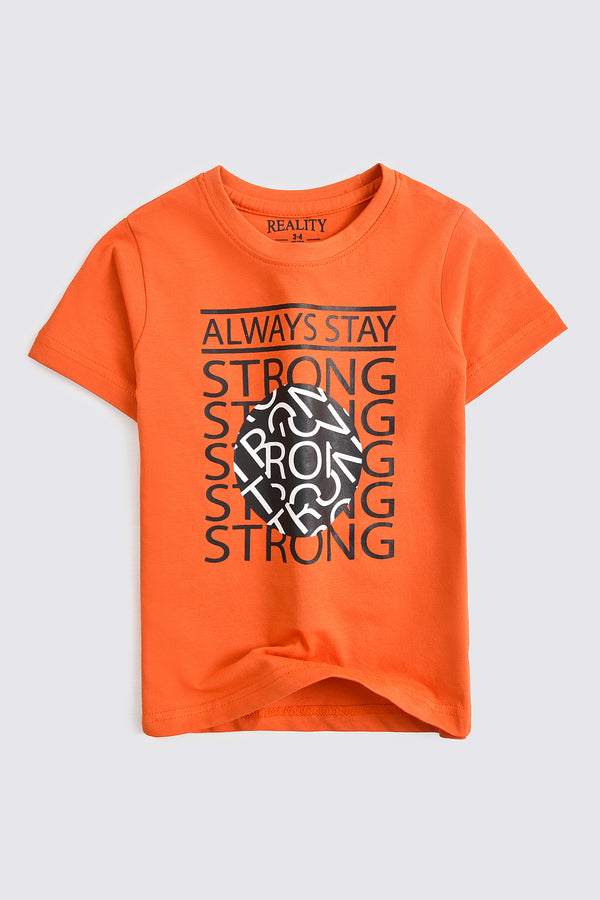 Stay Strong Inspiration T-Shirt Orange