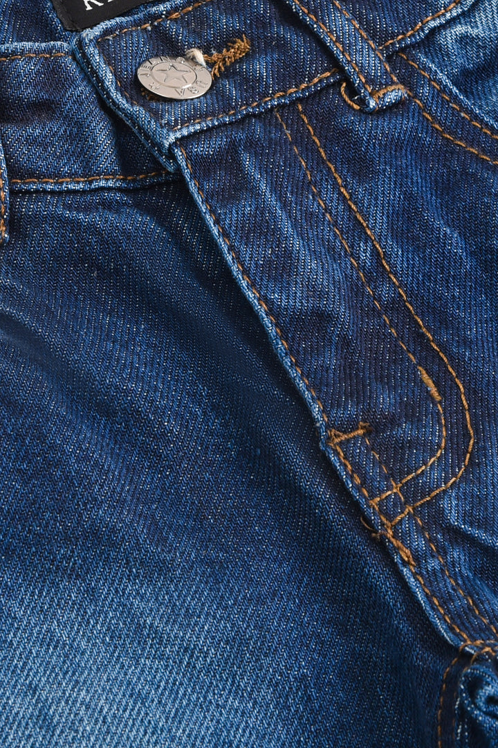 Embroidered Flapper Denim Reality