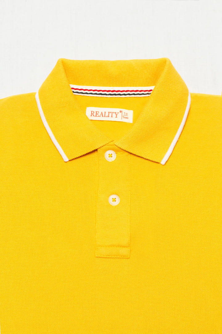 BOYS YELLOW POLO Reality