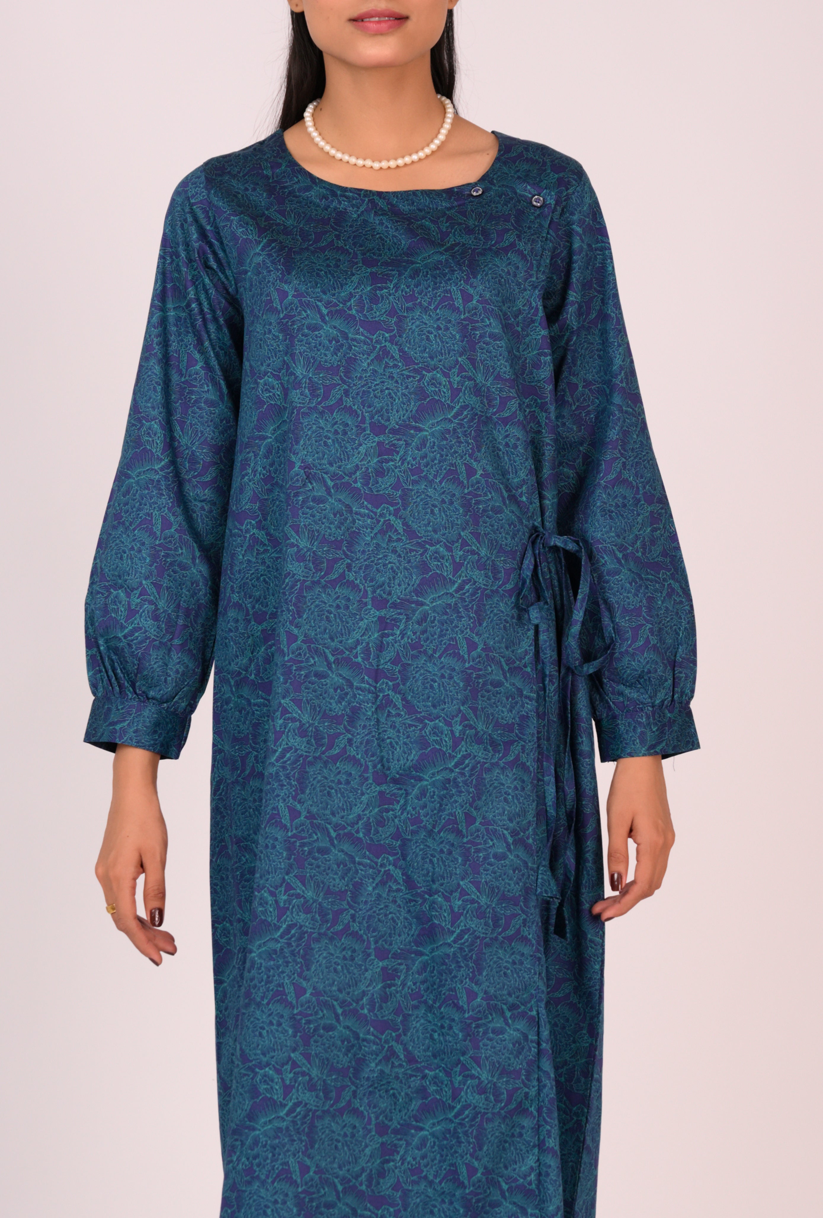 COTTON CHARM DARK BLUE FROCK REALITY