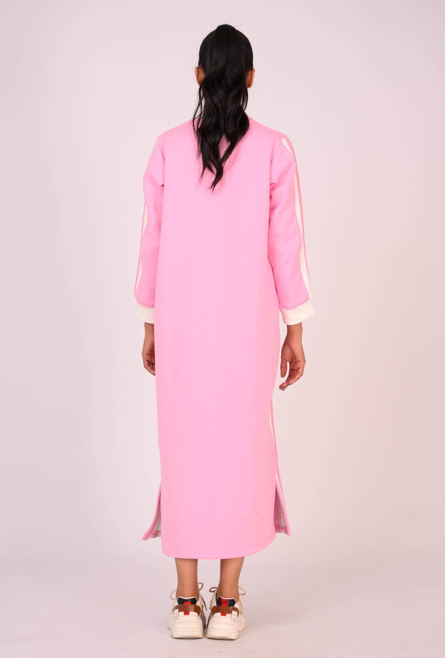 PINK FLEECE DRESS REALITY