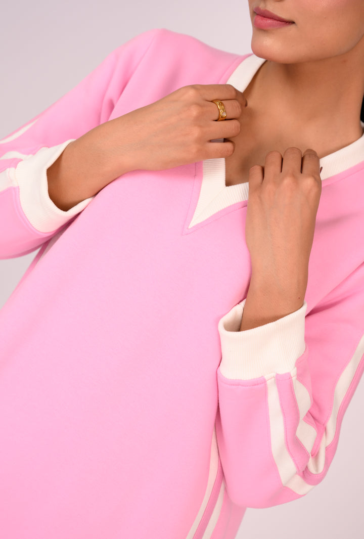 PINK FLEECE DRESS REALITY