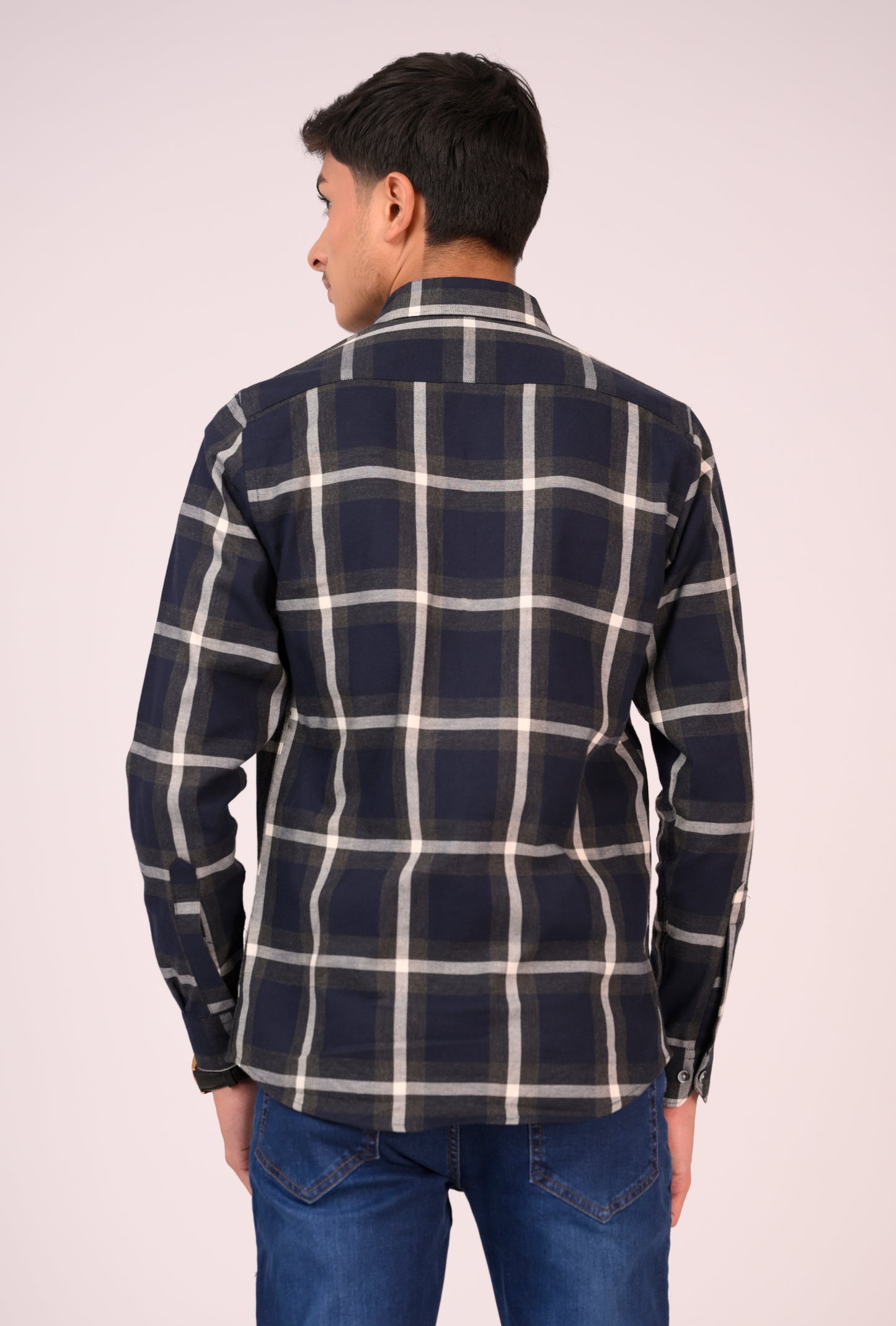 Crosshatch Plaid Casual Button-Up Reality