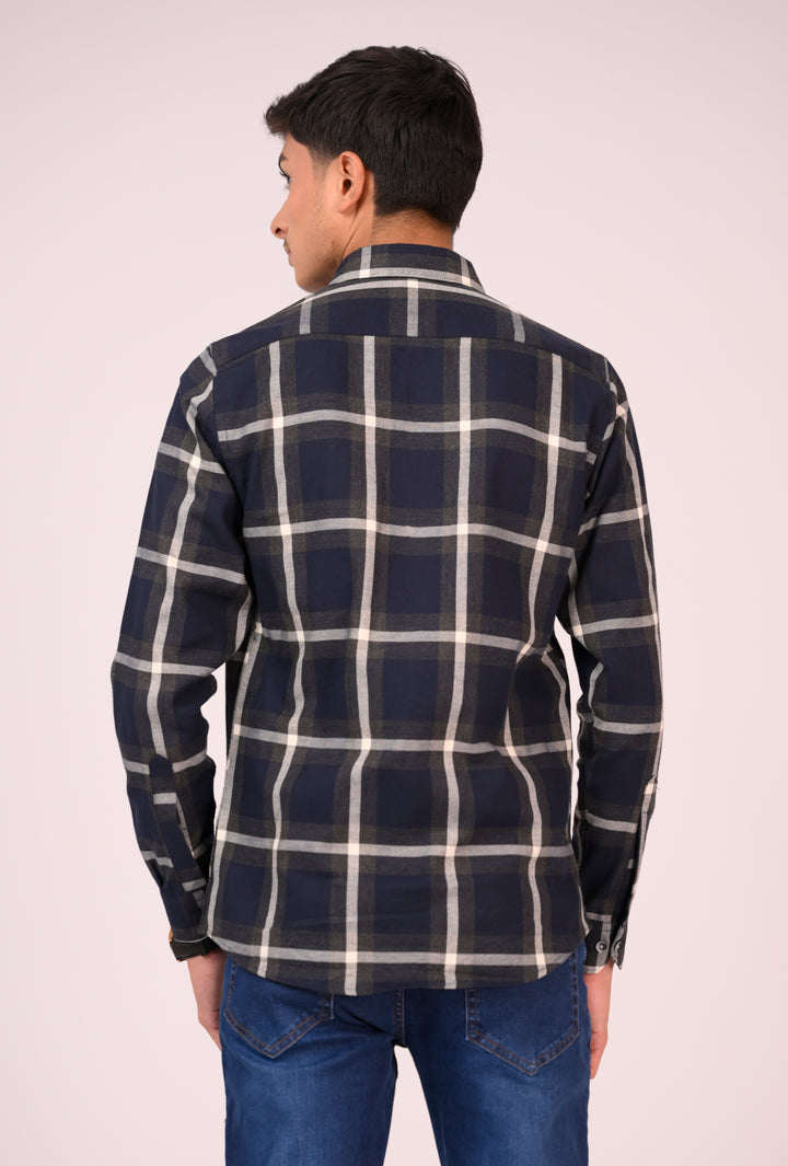 Crosshatch Plaid Casual Button-Up Reality