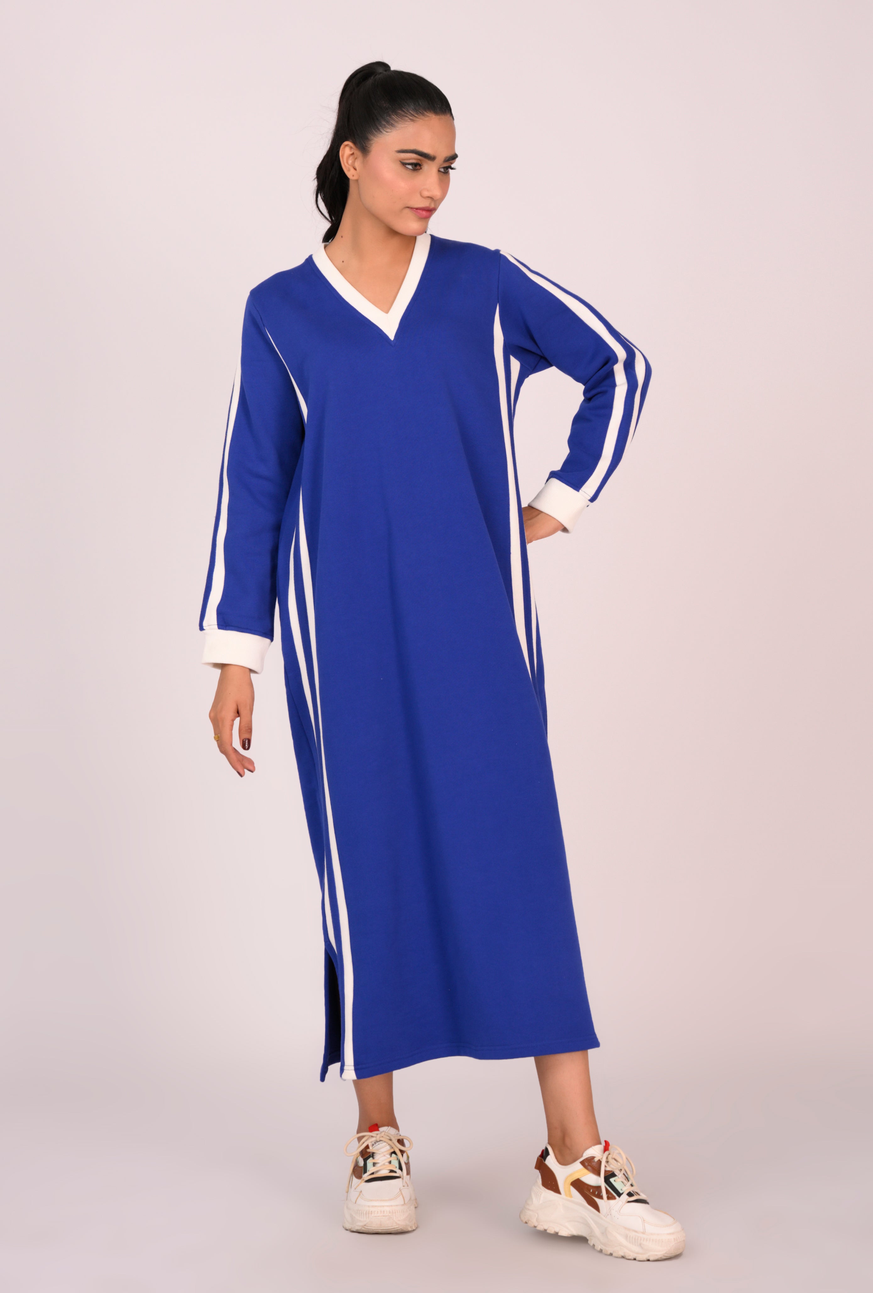 BLUE FLEECE DRESS REALITY