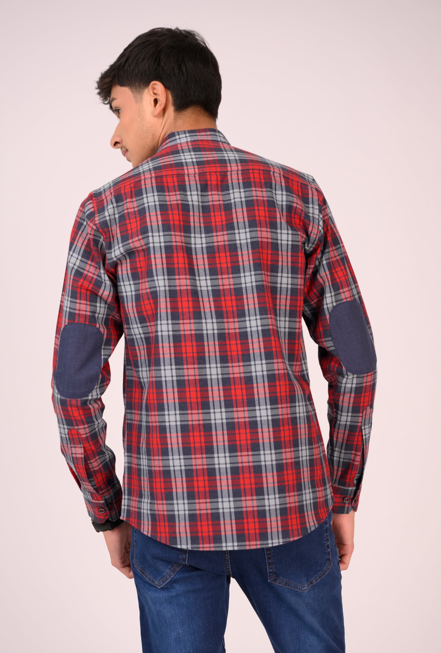 Red & Grey Tartan Casual Shirt Reality