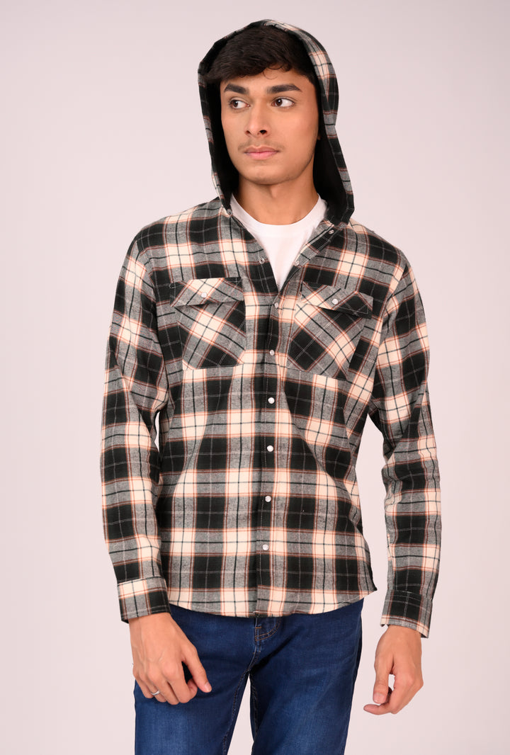 Urban Flannel Hooded Shirt Reality