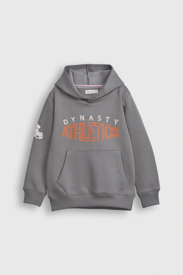 Light Grey Baseball Hoodie
