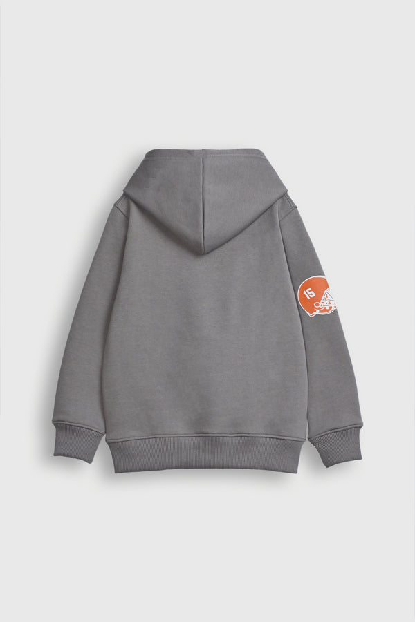 Light Grey Baseball Hoodie Reality