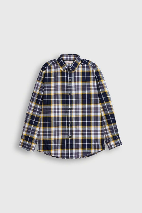 BOYS GRAY CASUAL SHIRT Reality