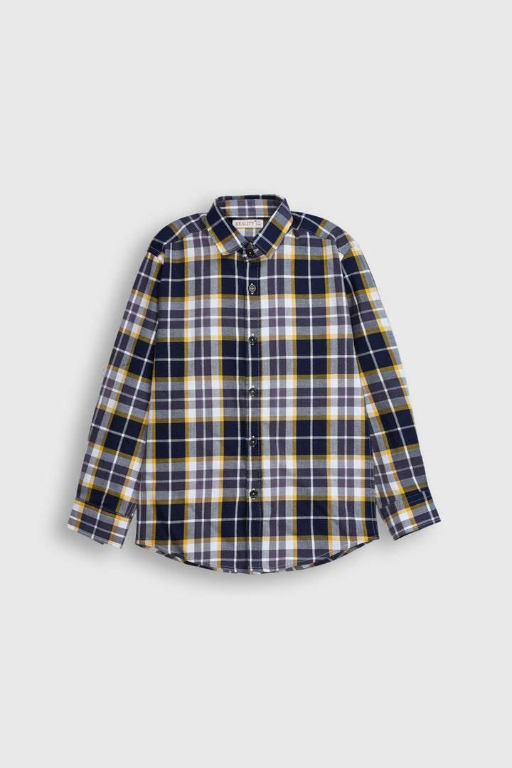 BOYS GRAY CASUAL SHIRT Reality