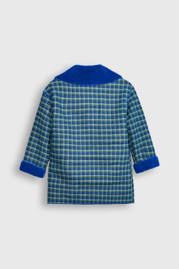 Ocean Check Contrast Coat Reality