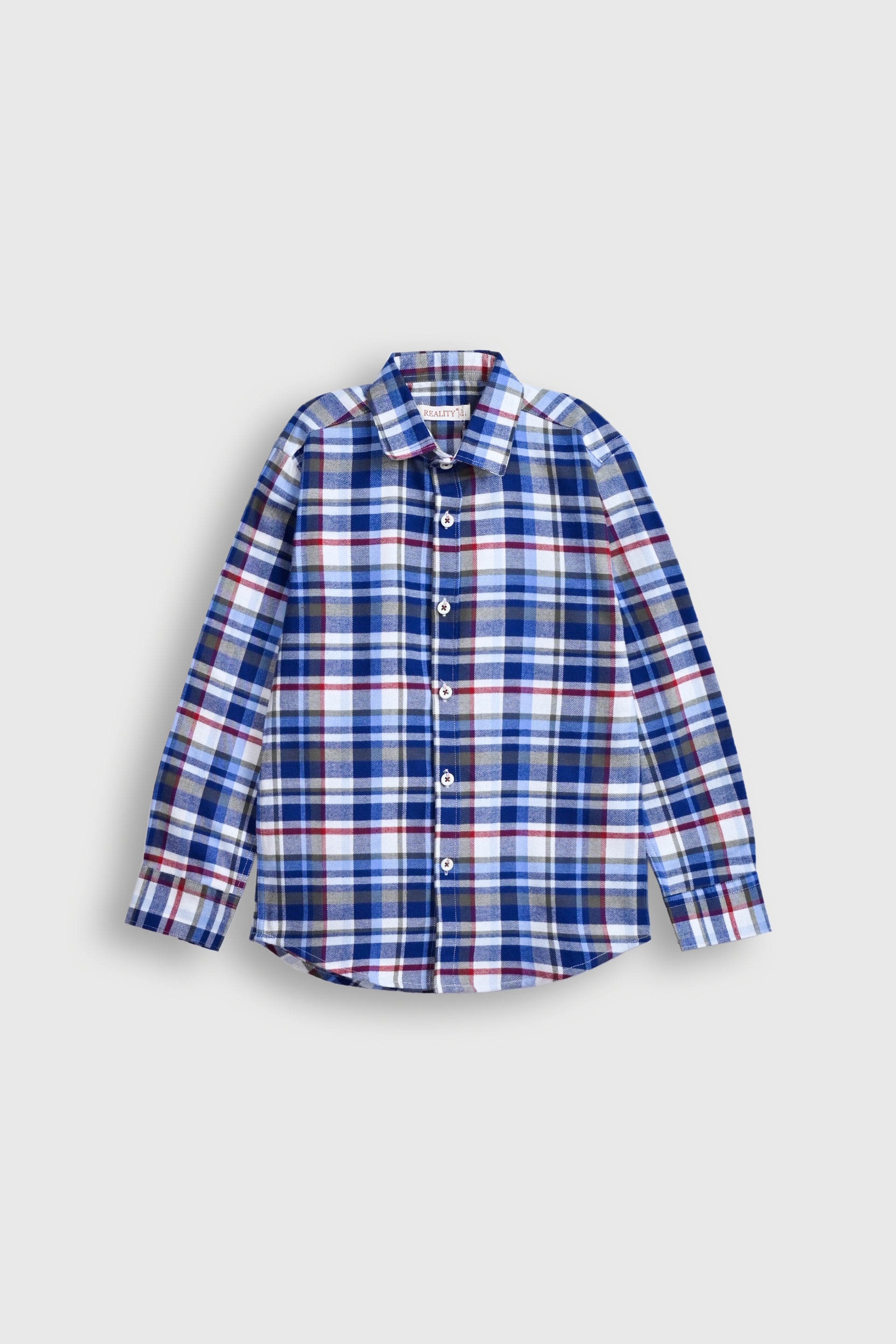 BOYS BLUE CASUAL SHIRT Reality