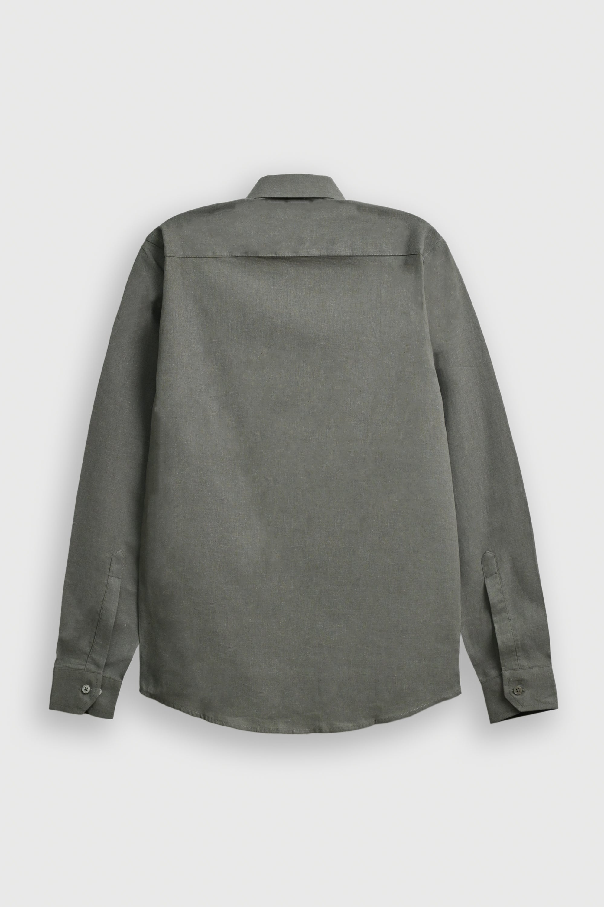 MEN OLIVE CASUAL SHIRT Reality