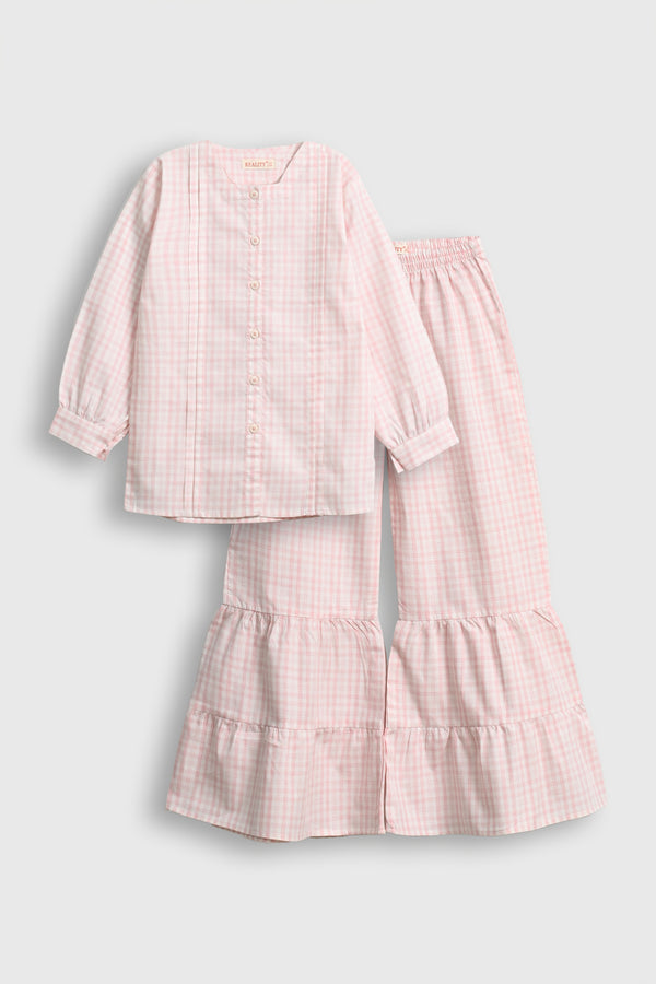 BUTTON DOWN LIGHT PINK SUIT Reality