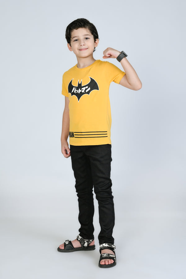 boys yellow t-shirt