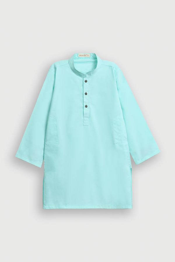 BOYS Light Green KURTA Reality