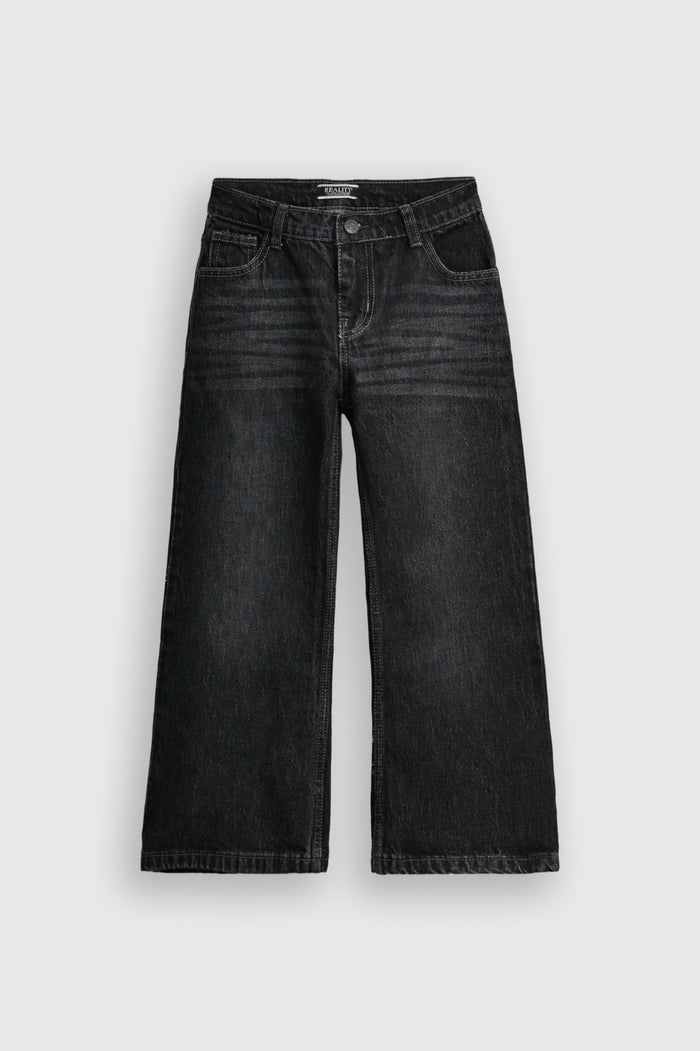 DARK GRAY LOOSE FIT DENIM Reality