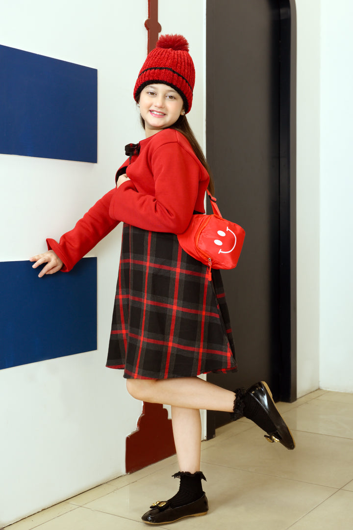 GIRLS RED CO-ORDS SET Reality