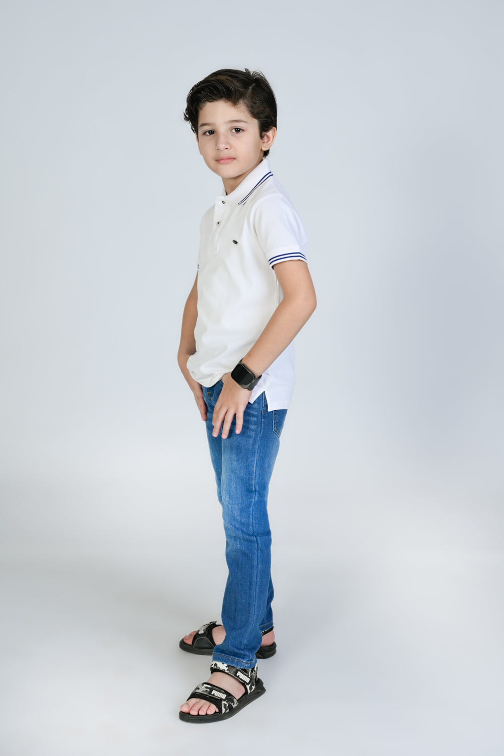 blue strip polo Reality